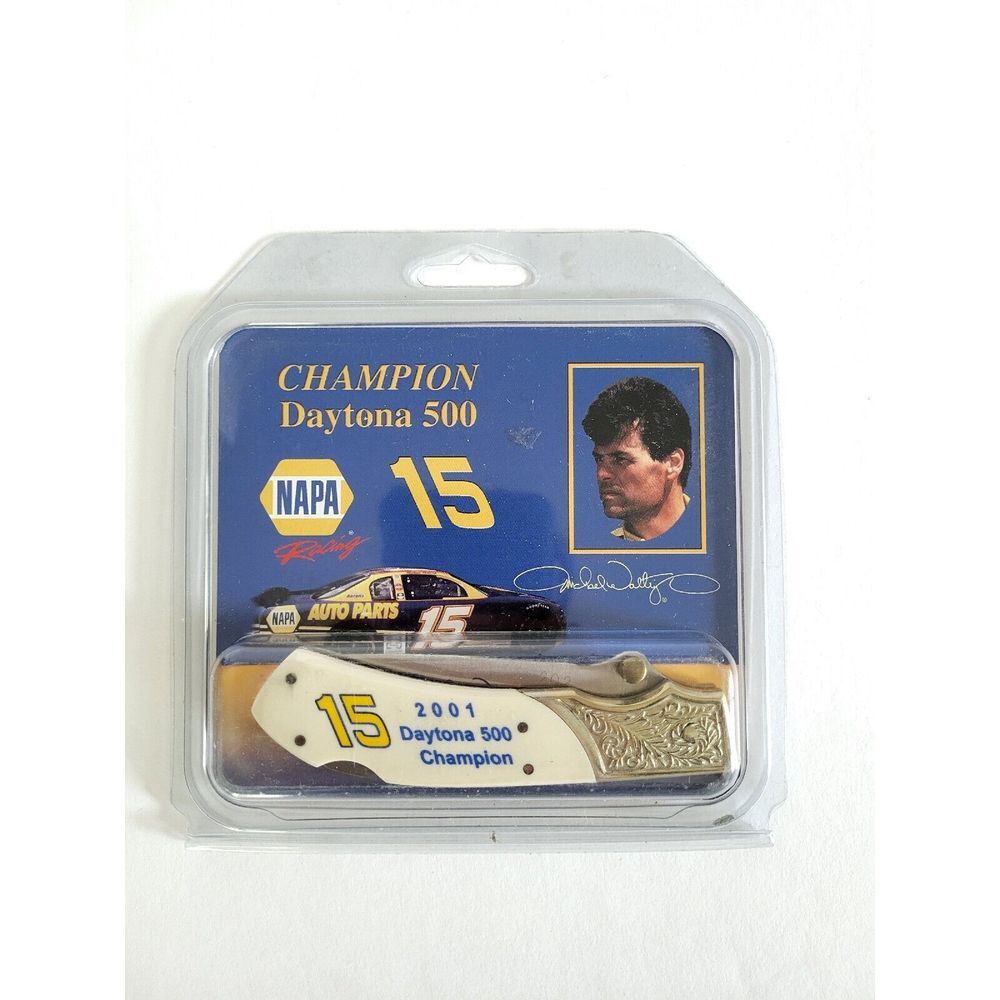 Michael Waltrip Racing Knife‎ 2001 DAYTONA 500 Champion #15 Collectibe NASCAR